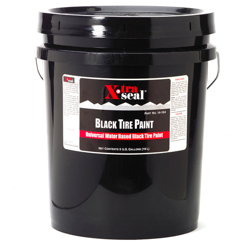 Black Tire Paint 5 Gallon (19L), Ready to Use