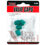 Green Plastic Valve Caps