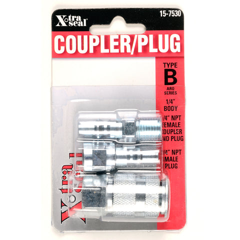 Aro Type B Coupler Set - Contains:  F Coupler, F Plug, M Plug