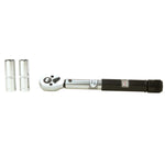 1/4" TPMS Nut Torque Wrench with 11mm & 12mm Deep Sockets
